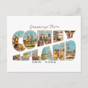 Carte Postale Coney Island NY