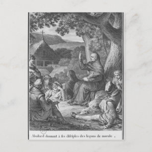 Carte Postale Conférence Abelard dans le Champagne déserté