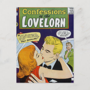 Carte Postale Confessions du Lovelorn Comic Book