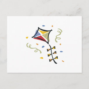 Carte Postale Confetti Kite