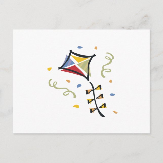 Carte Postale Confetti Kite (Devant)