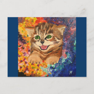 Carte Postale Confetti Kitty