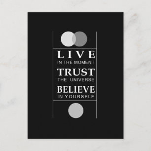 Carte Postale Confiance Croire Citation Inspirationnelle