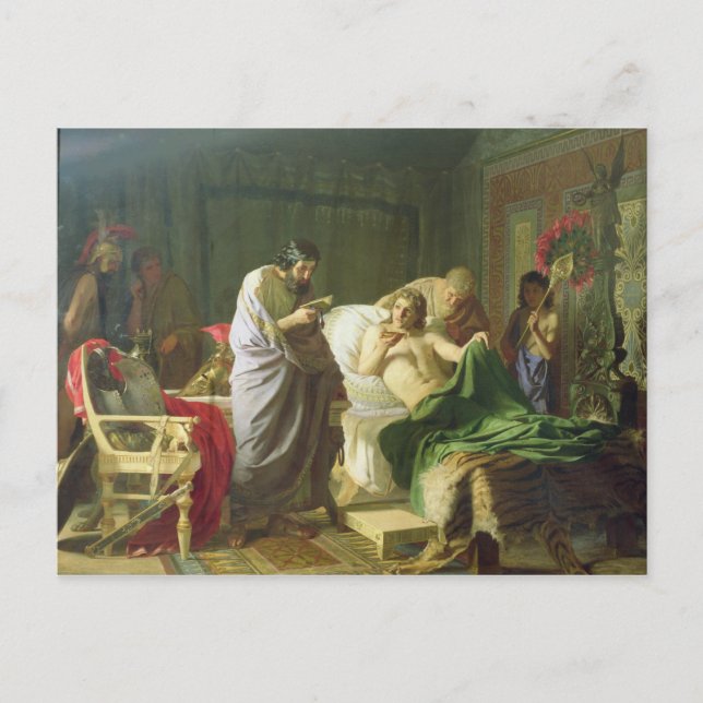 Carte Postale Confiance d'Alexandre le Grand (Devant)