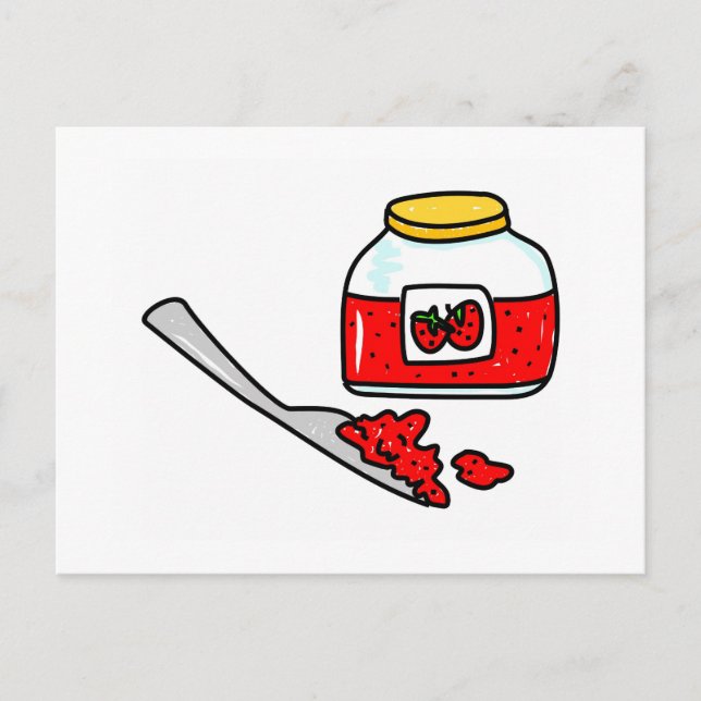 Carte Postale confiture (Devant)