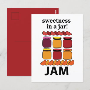 Carte Postale Confiture de Fruits Douceur En Pot Confiture de Fr