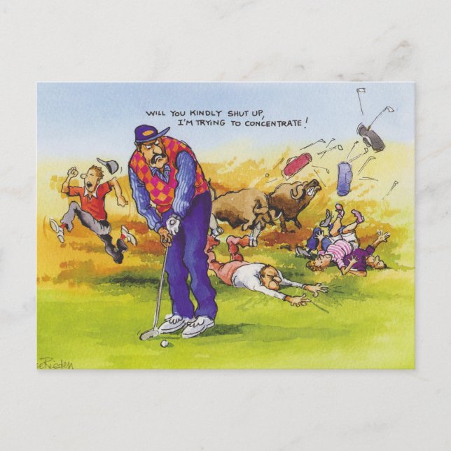Carte Postale Conflit bruyant (Devant)