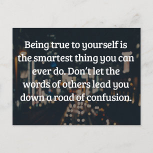 Carte Postale Conforme À Votre Citation