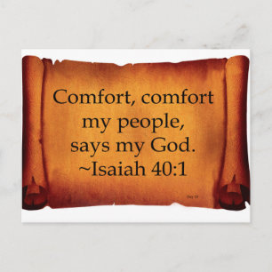 Carte Postale Confort, Confort