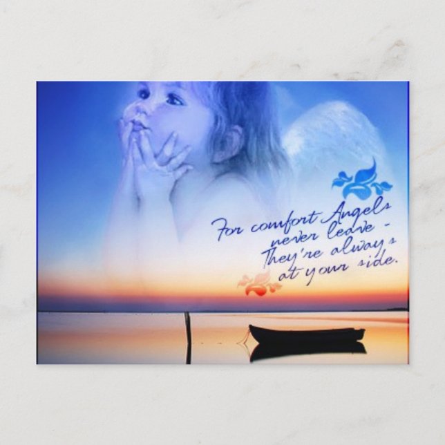Carte Postale confort des anges (Devant)