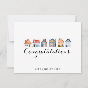 Carte Postale Congrats Immobilier Nouveau propriétaire