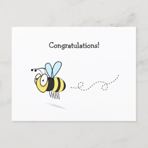 Carte Postale Congratulations Bumble Bee