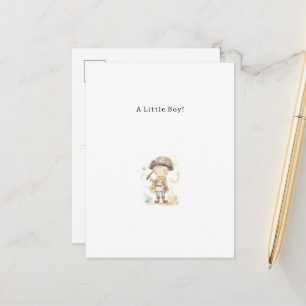 Carte Postale Congratulations Pirate New Baby Birth Card