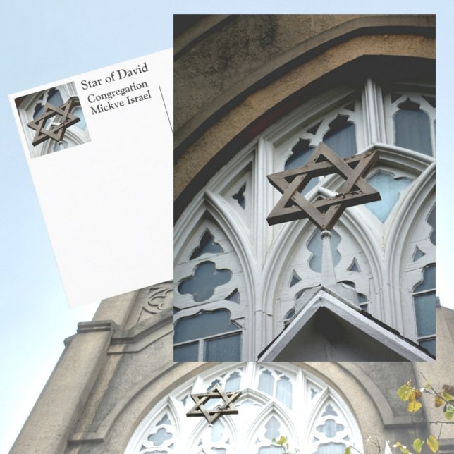 Carte Postale Congrégation Star of David Mickve Israel Savannah (Créateur téléchargé)