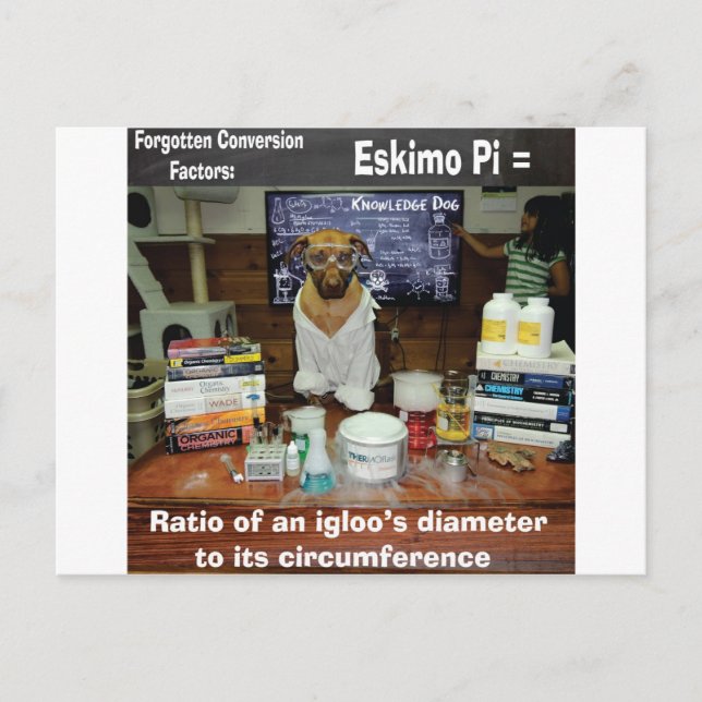 Carte Postale Connaissance Chien Conversions oubliées Eskimo Pi (Devant)