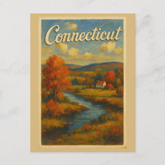 Carte Postale connecticut  (Devant)