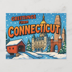 Carte postale CONNECTICUT