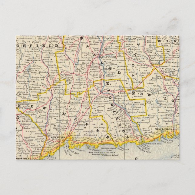 Carte Postale Connecticut 14 (Devant)