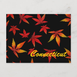 Carte postale Connecticut Autumn Leaves