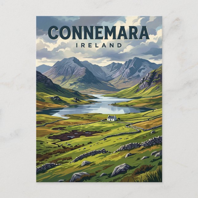Carte Postale Connemara Irlande (Devant)