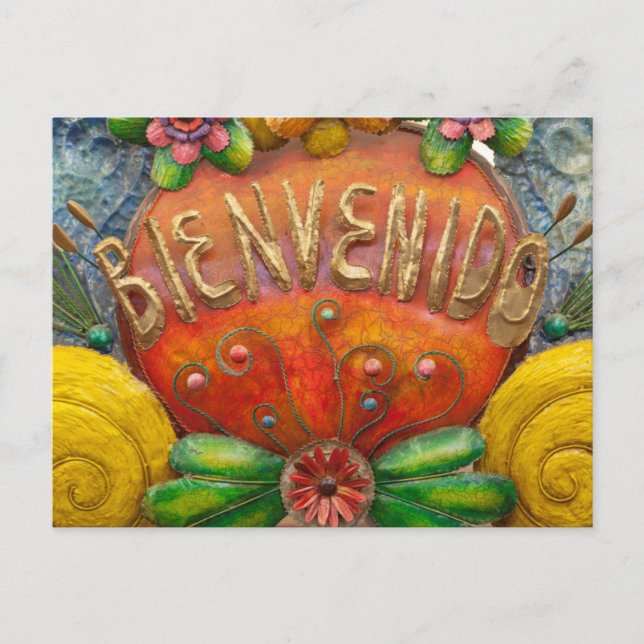 Carte Postale Connexion Welcom en espagnol, Mexique (Devant)