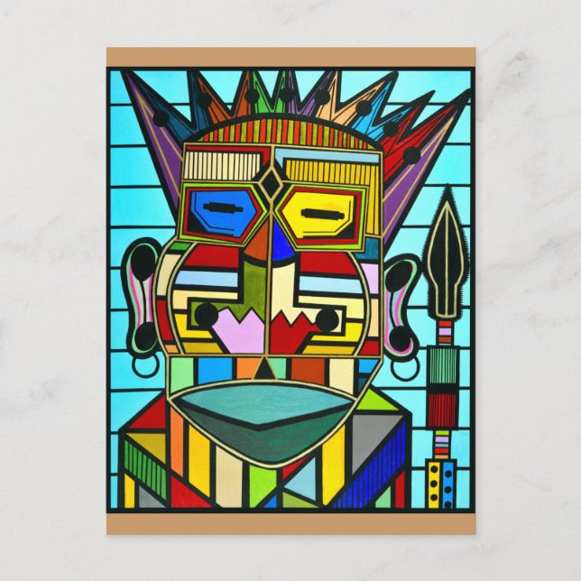 Carte Postale "Conquérir et conquérir" par Ruchell Alexander (Devant)