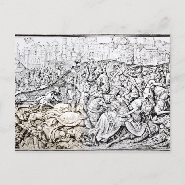 Carte Postale Conquête de Jérusalem par Charlemagne (Devant)