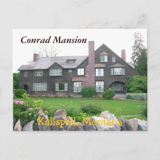 Carte Postale Conrad Mansion, Kalispell Montana (Devant)