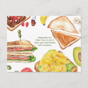 Carte postale Conseil Bonheur