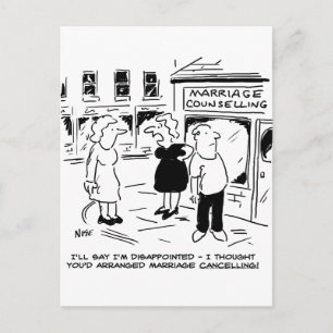 Carte Postale Conseil conjugal, pas annulation