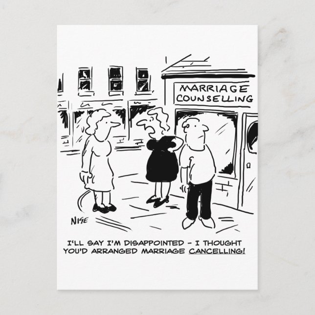 Carte Postale Conseil conjugal, pas annulation (Devant)