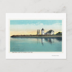 Carte Postale Conseil de fin Cape Cod Vue de Long Point