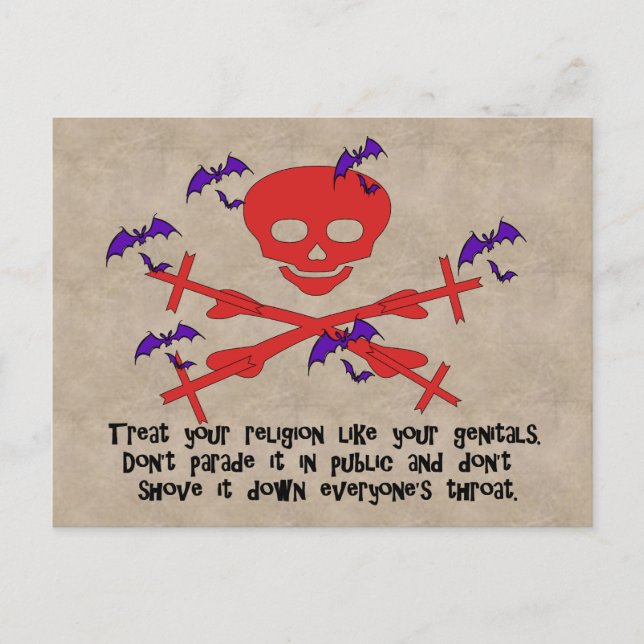 Carte Postale Conseil sur la religion (Devant)