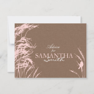 Carte postale Conseils de mariée Sweet Automne
