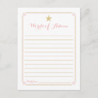 Conseils sur le Baby shower en or rose Little Star