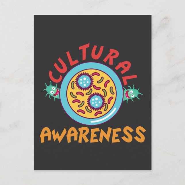 CARTE POSTALE CONSÉQUENCE CULTURELLE - VIE DE LABO (Devant)
