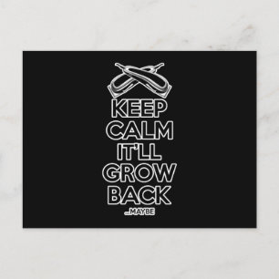 Carte Postale Conserver le calme : Barber Shop Humour