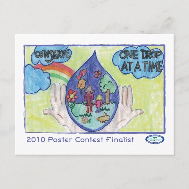Carte Postale Conserver - Une goutte à la fois (Devant)