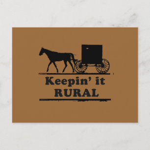 CARTE POSTALE CONSERVEZ-LE RURAL