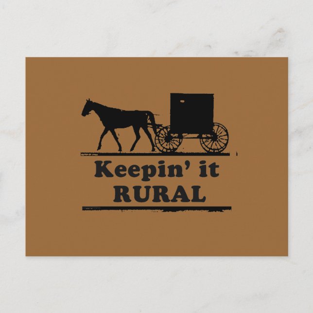 CARTE POSTALE CONSERVEZ-LE RURAL (Devant)