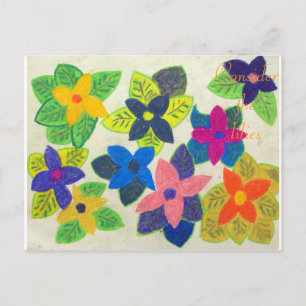 Carte Postale Considérez les lis Écriture Art John 13:34-35