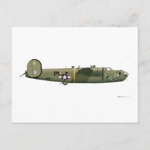 Carte Postale Consolidated B-24 Liberator Strawberry