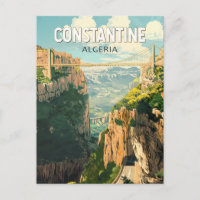Constantine Algérie Voyage Art Rétro