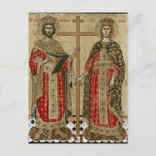 Carte Postale Constantine et Helen par Emmanuel Tzanes