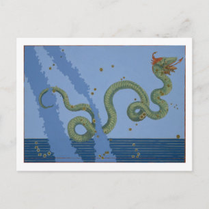 Carte Postale Constellation de Serpens Caput et Serpens Cauda,