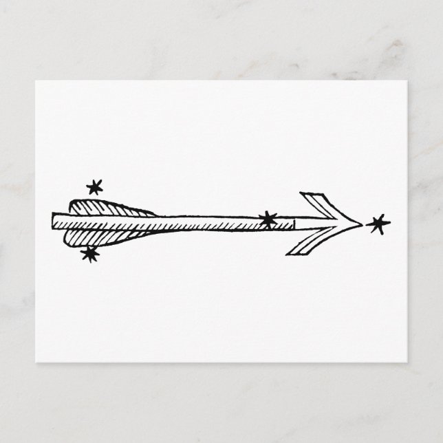 Carte Postale Constellation : Sagitta (Devant)