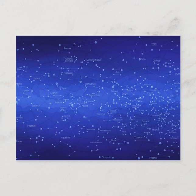 Carte Postale Constellations (Devant)