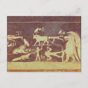 Carte Postale Constellations, de la chambre funéraire