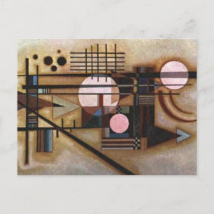 Carte Postale Construction adoucie Kandinsky