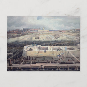Carte Postale Construction de quais